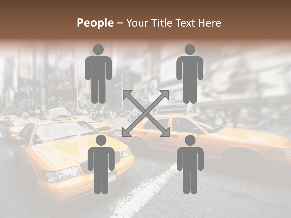 Jaune Unis Circulation PowerPoint Template