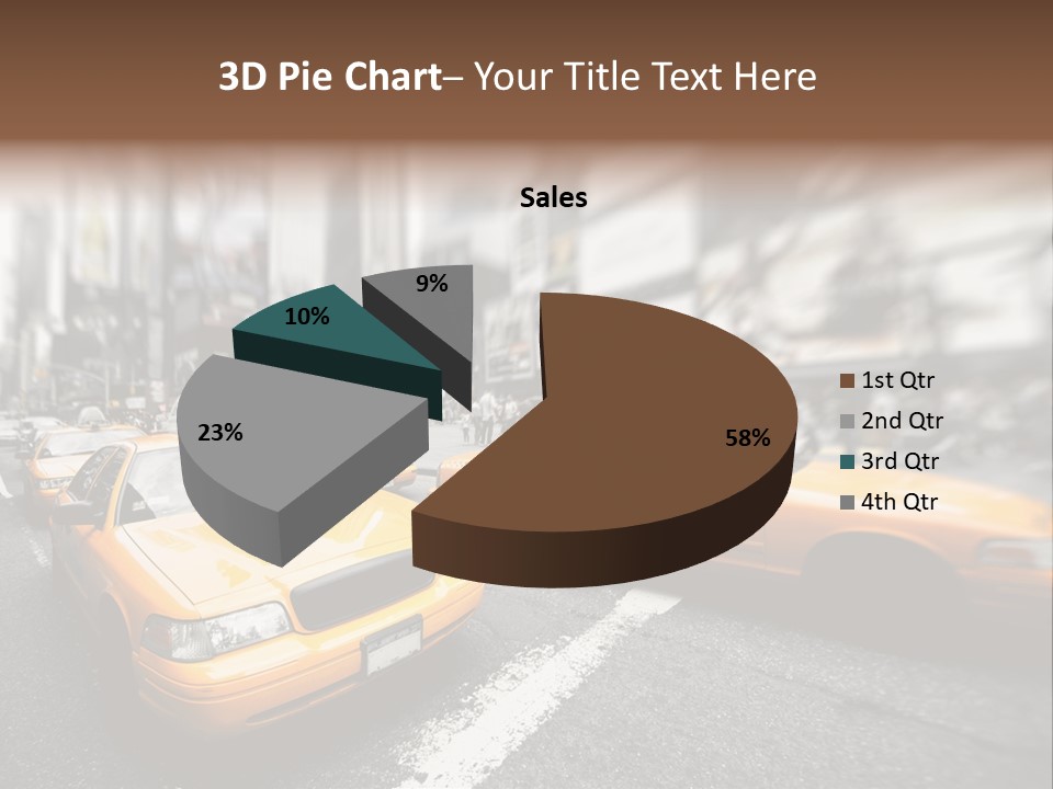 Jaune Unis Circulation PowerPoint Template