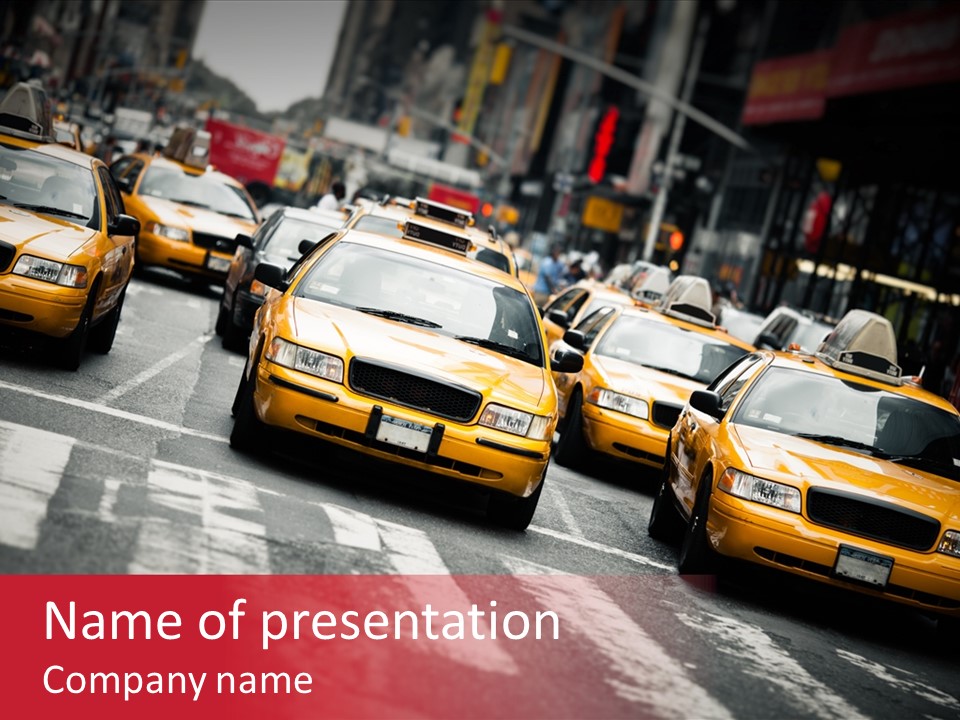 Centre Voiture Building PowerPoint Template