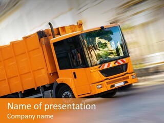 Stadt Transport Land PowerPoint Template