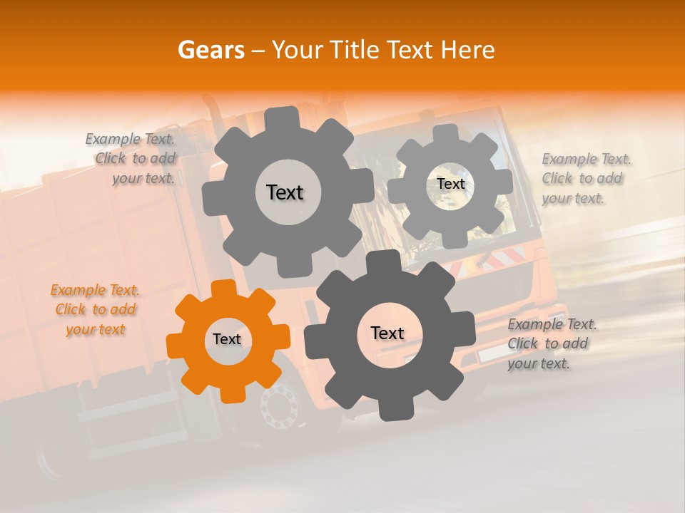 Stadt Transport Land PowerPoint Template