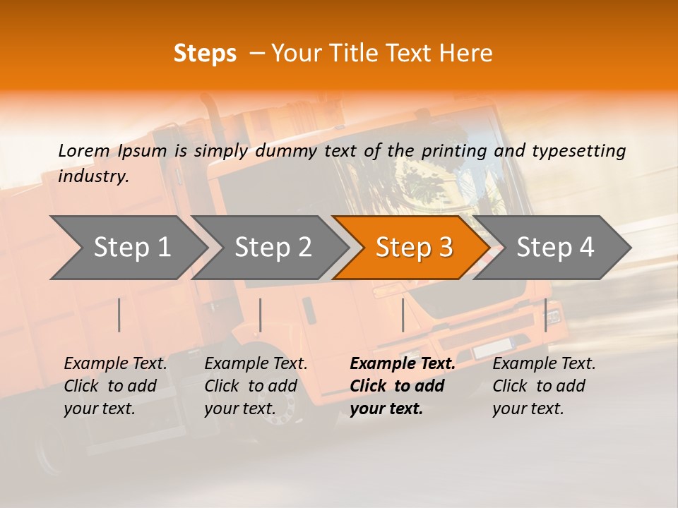 Stadt Transport Land PowerPoint Template