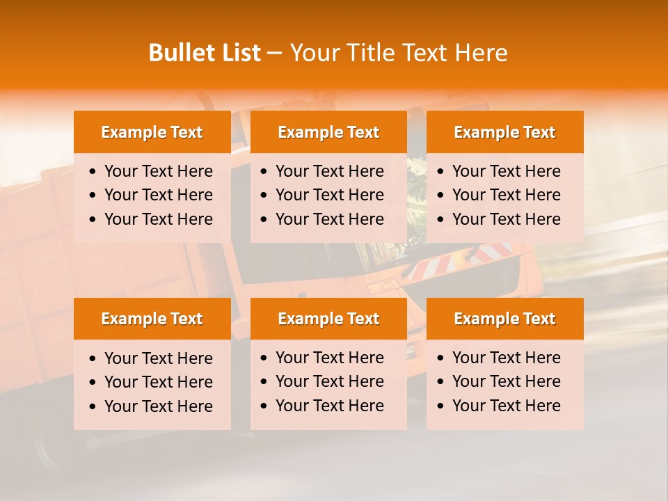 Stadt Transport Land PowerPoint Template