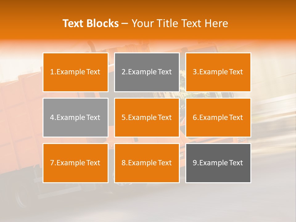 Stadt Transport Land PowerPoint Template