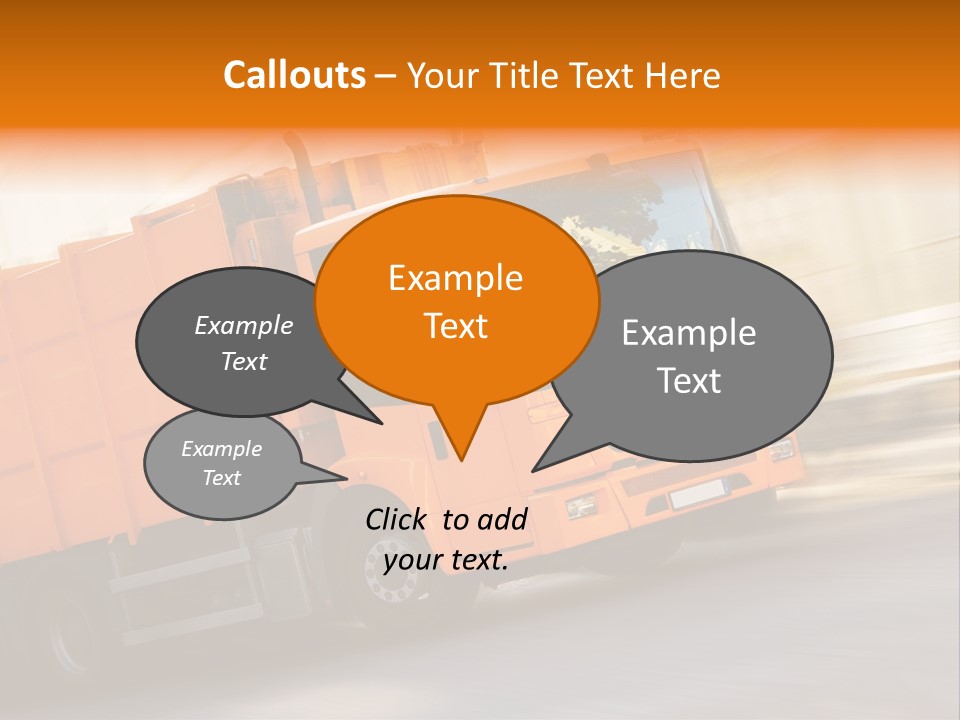 Stadt Transport Land PowerPoint Template