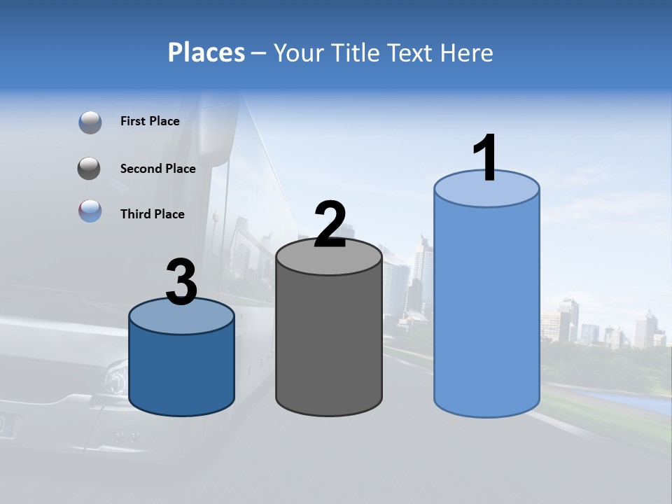 Fahrzeug Gro Stadtverkehr PowerPoint Template