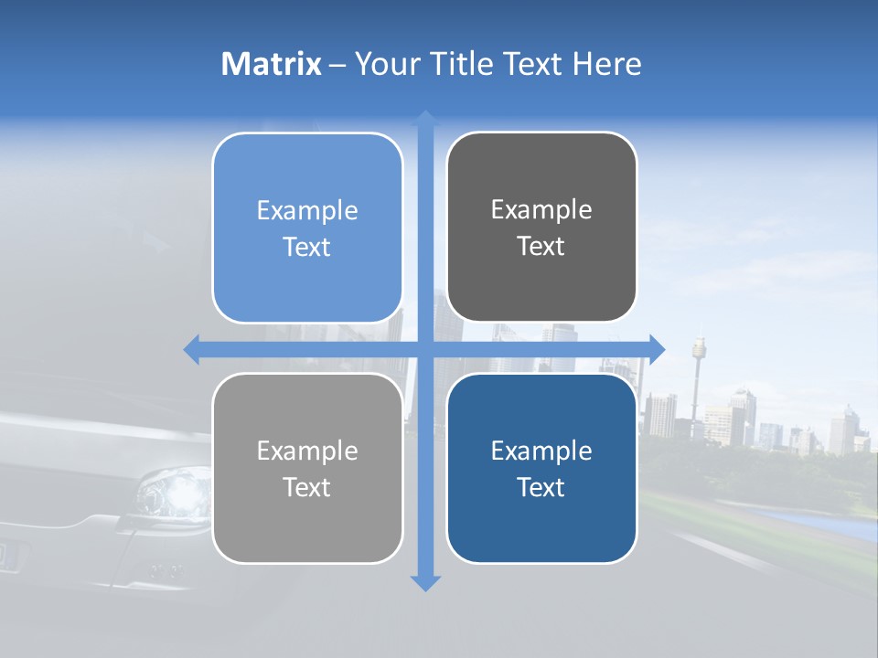 Fahrzeug Gro Stadtverkehr PowerPoint Template
