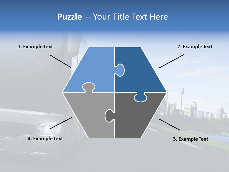 Fahrzeug Gro Stadtverkehr PowerPoint Template