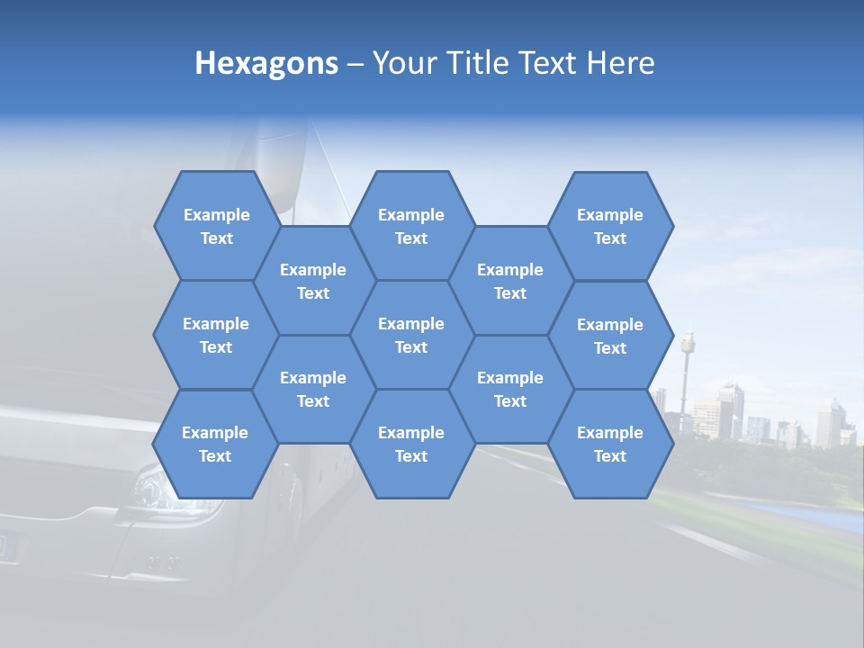 Fahrzeug Gro Stadtverkehr PowerPoint Template