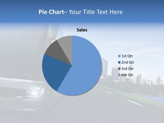 Fahrzeug Gro Stadtverkehr PowerPoint Template