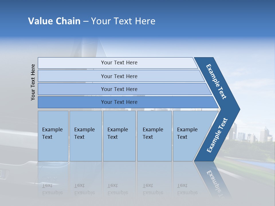 Fahrzeug Gro Stadtverkehr PowerPoint Template