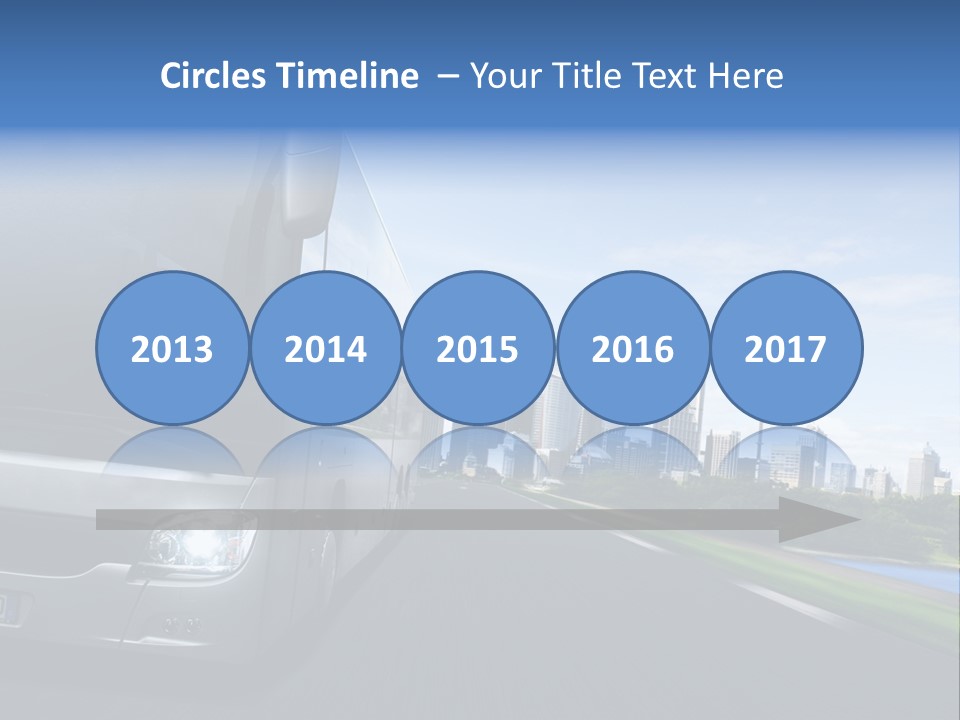 Fahrzeug Gro Stadtverkehr PowerPoint Template