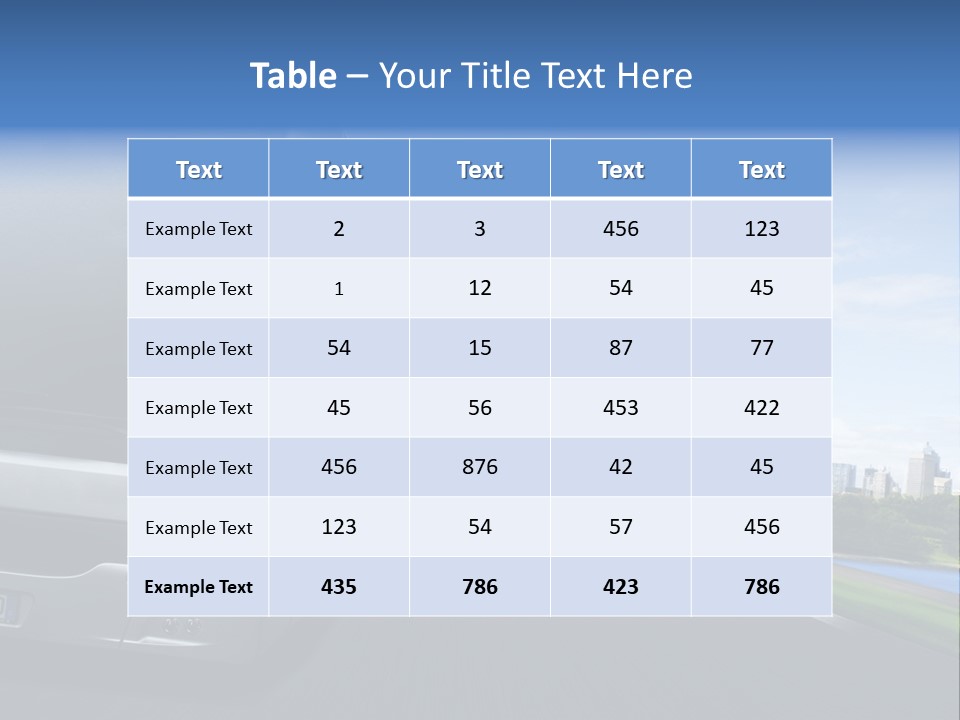 Fahrzeug Gro Stadtverkehr PowerPoint Template