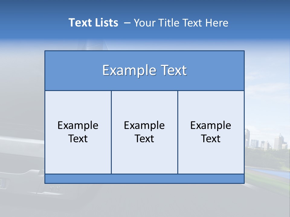 Fahrzeug Gro Stadtverkehr PowerPoint Template