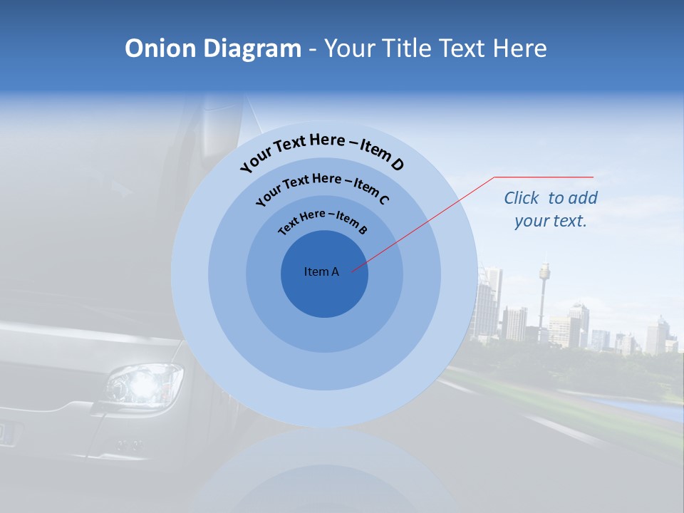 Fahrzeug Gro Stadtverkehr PowerPoint Template