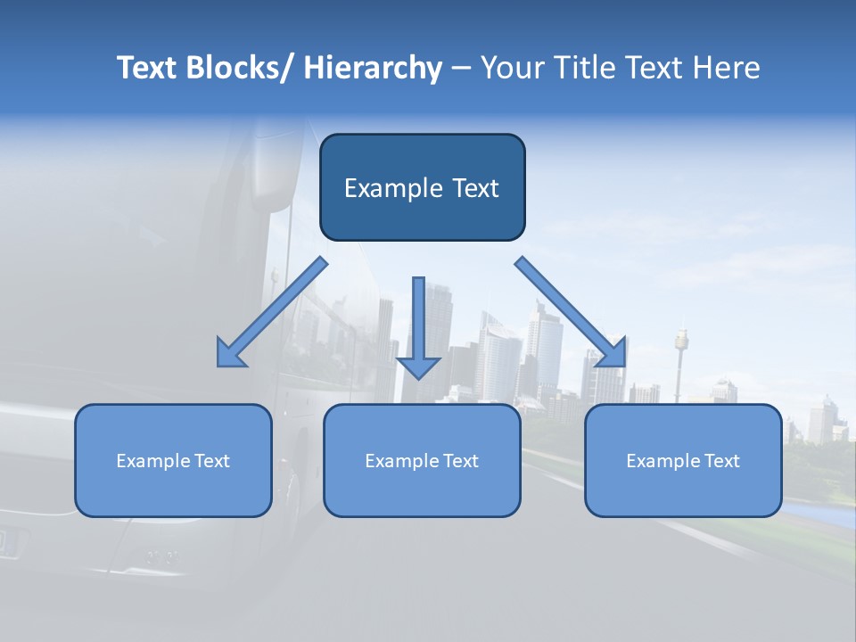 Fahrzeug Gro Stadtverkehr PowerPoint Template