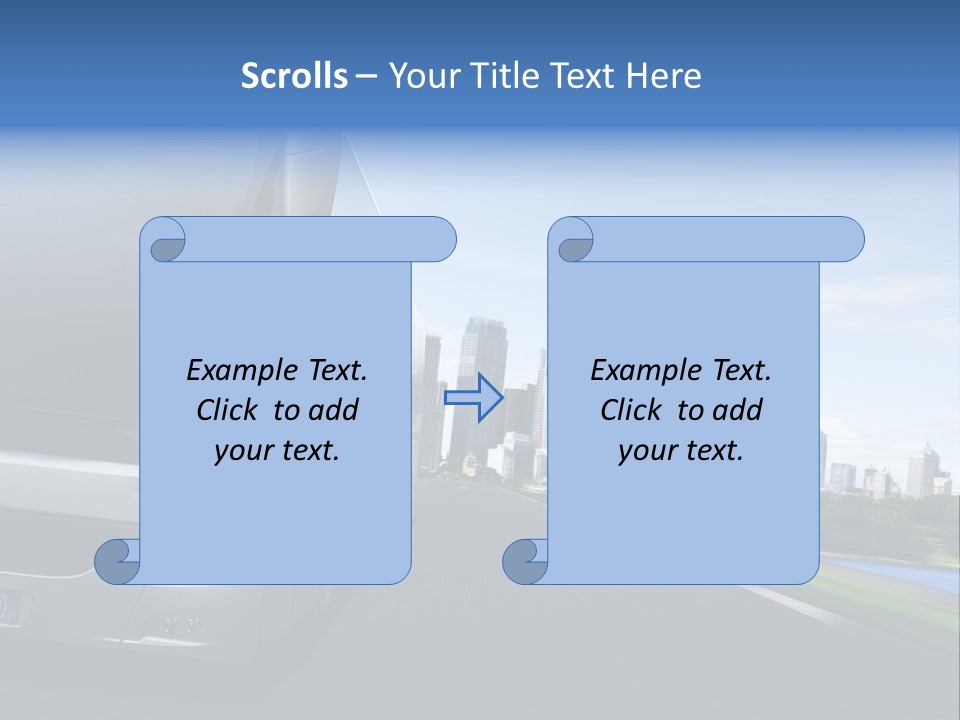 Fahrzeug Gro Stadtverkehr PowerPoint Template