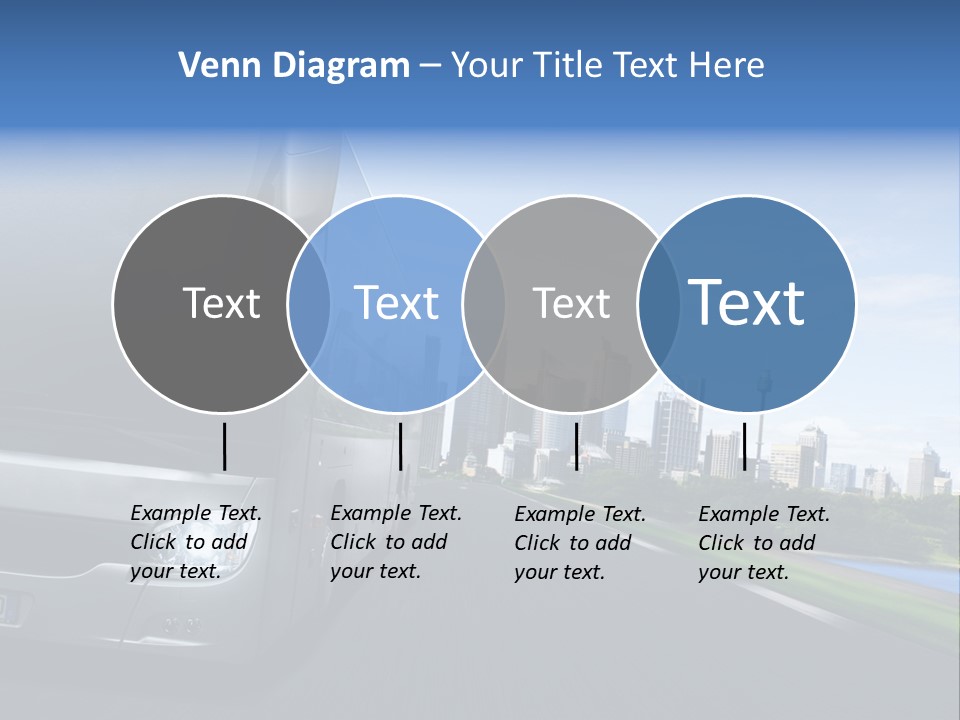 Fahrzeug Gro Stadtverkehr PowerPoint Template