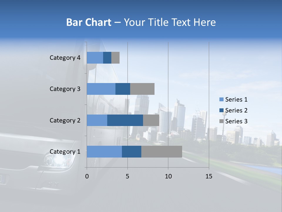 Fahrzeug Gro Stadtverkehr PowerPoint Template