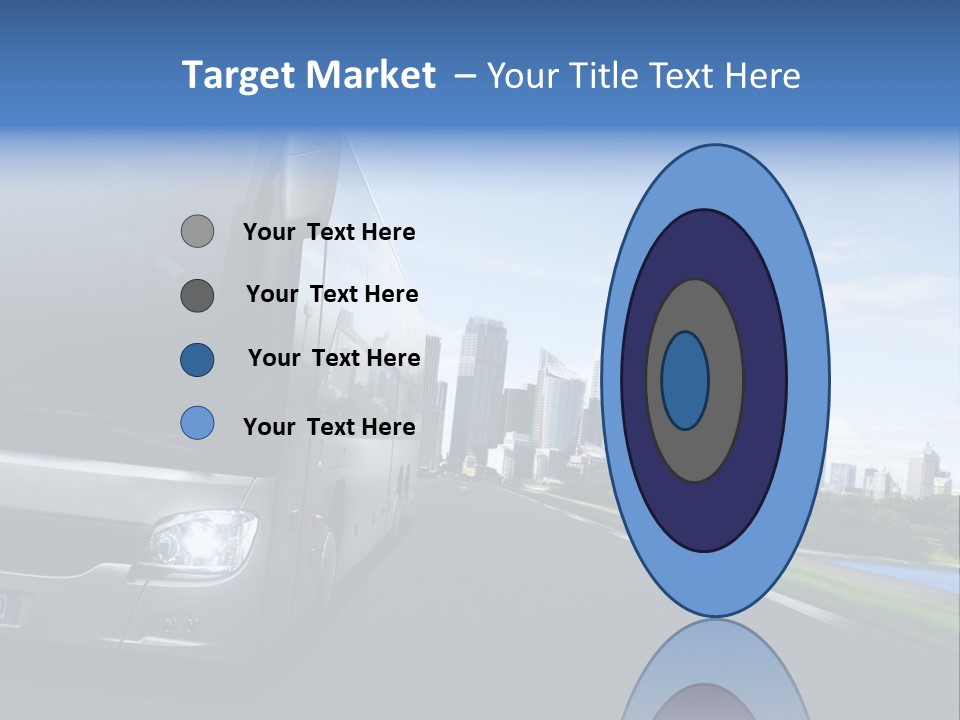 Fahrzeug Gro Stadtverkehr PowerPoint Template