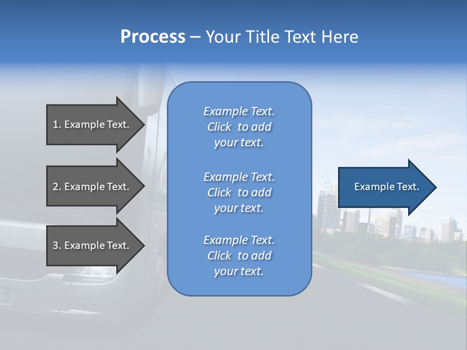 Fahrzeug Gro Stadtverkehr PowerPoint Template