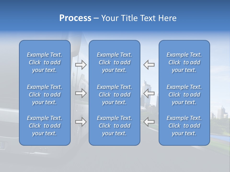 Fahrzeug Gro Stadtverkehr PowerPoint Template