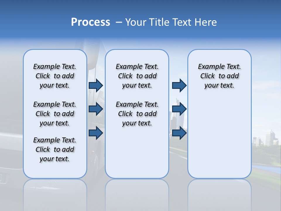 Fahrzeug Gro Stadtverkehr PowerPoint Template