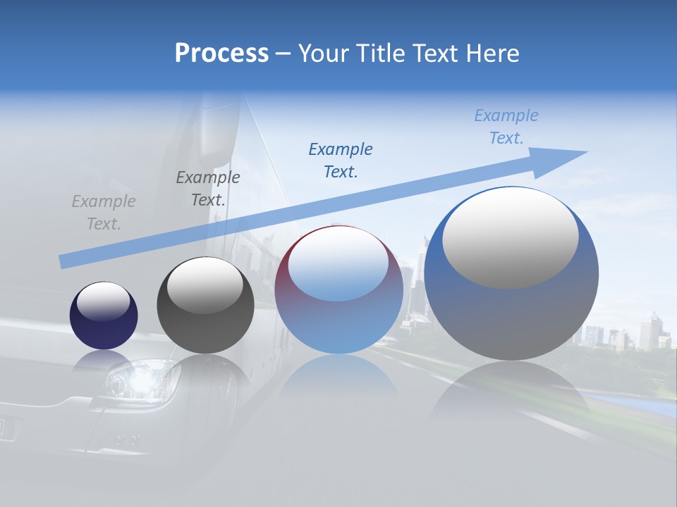 Fahrzeug Gro Stadtverkehr PowerPoint Template