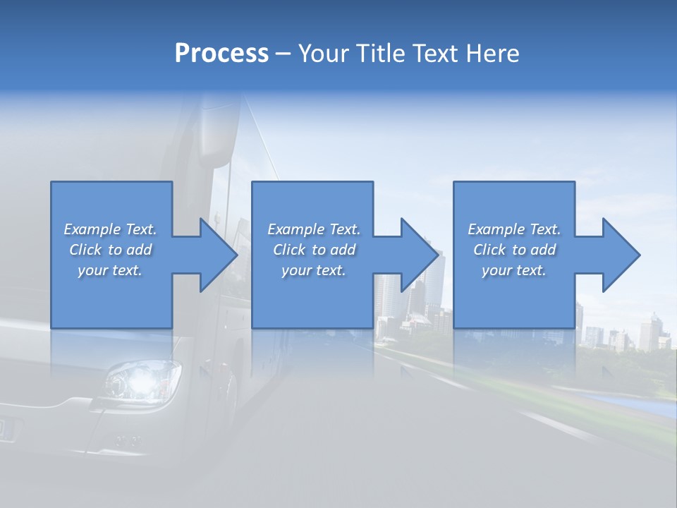 Fahrzeug Gro Stadtverkehr PowerPoint Template