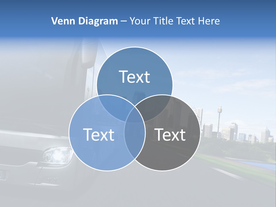 Fahrzeug Gro Stadtverkehr PowerPoint Template