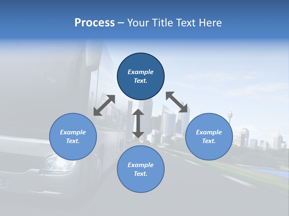 Fahrzeug Gro Stadtverkehr PowerPoint Template