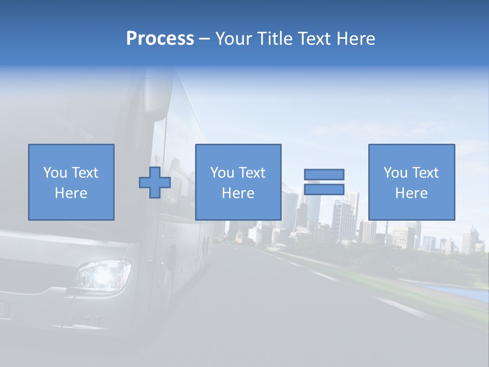 Fahrzeug Gro Stadtverkehr PowerPoint Template