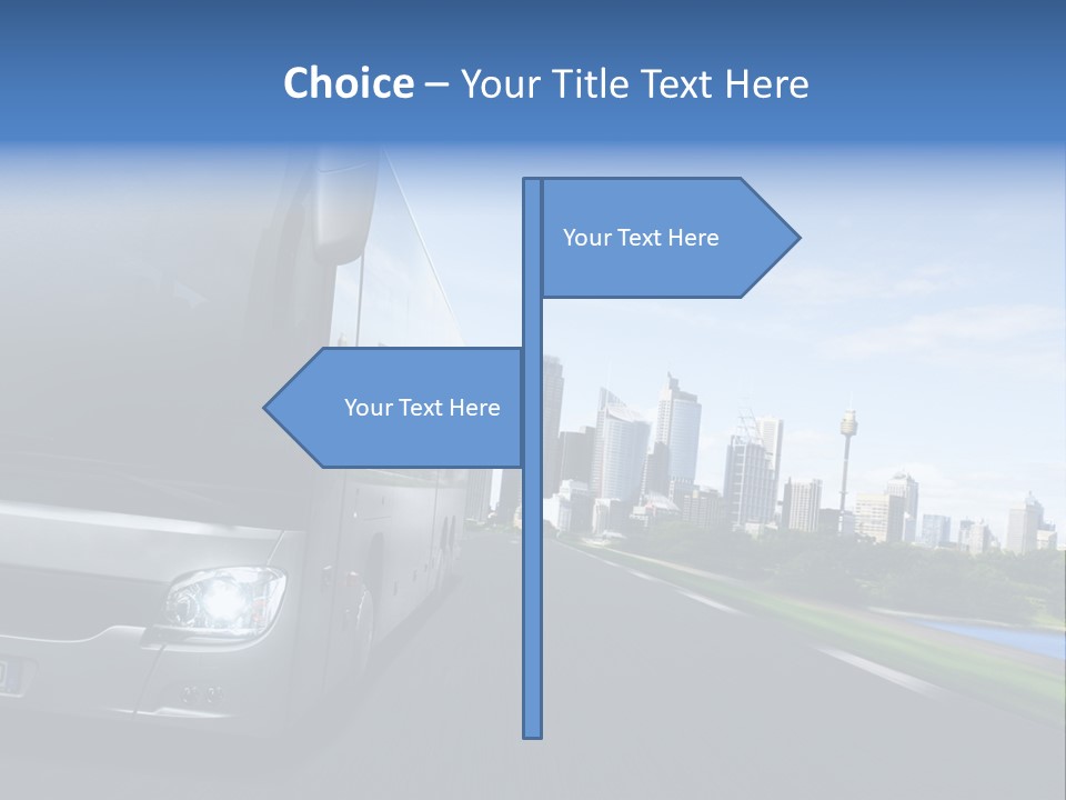 Fahrzeug Gro Stadtverkehr PowerPoint Template