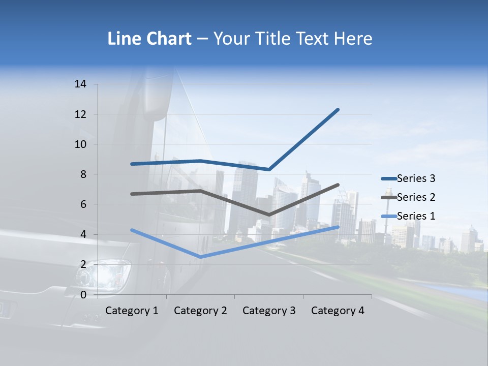 Fahrzeug Gro Stadtverkehr PowerPoint Template