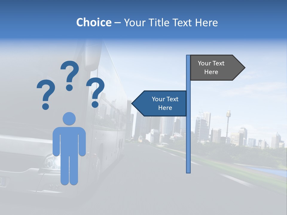 Fahrzeug Gro Stadtverkehr PowerPoint Template
