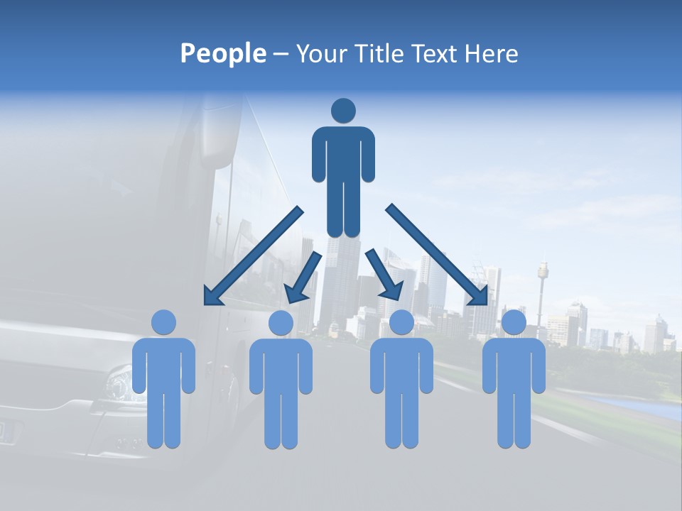 Fahrzeug Gro Stadtverkehr PowerPoint Template