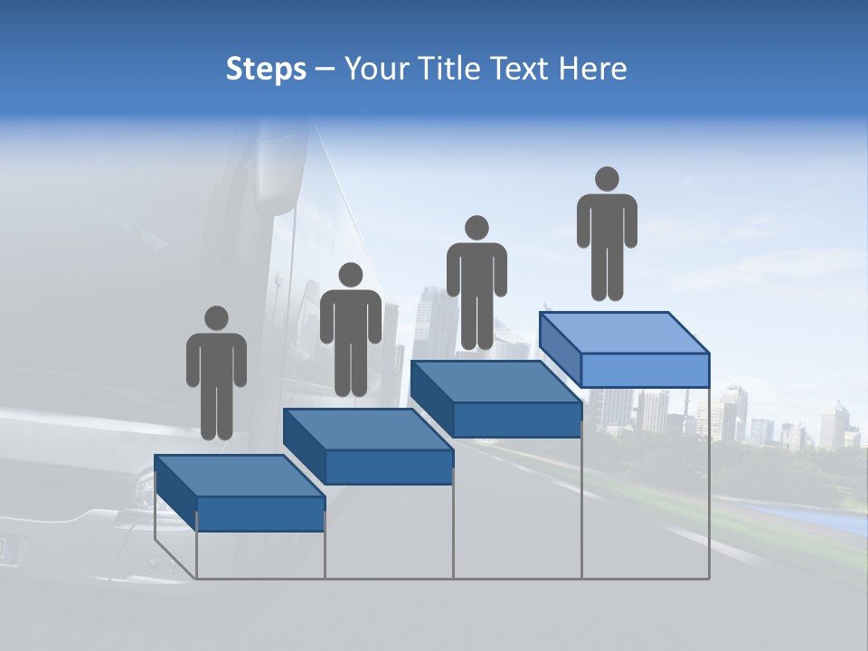 Fahrzeug Gro Stadtverkehr PowerPoint Template