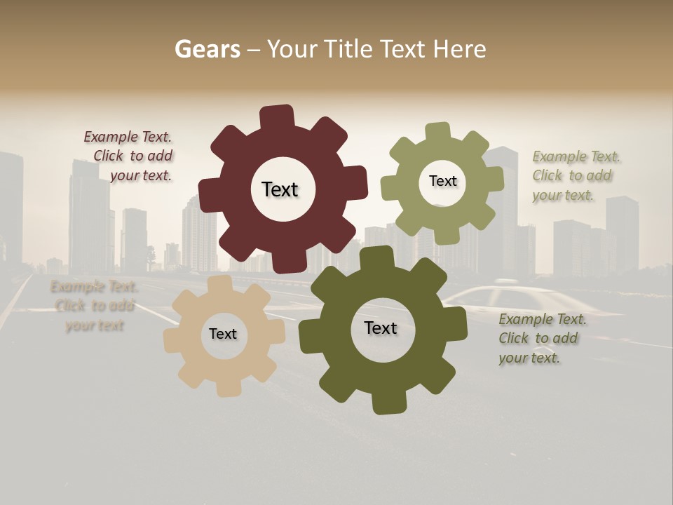 Symbol Light Speed PowerPoint Template