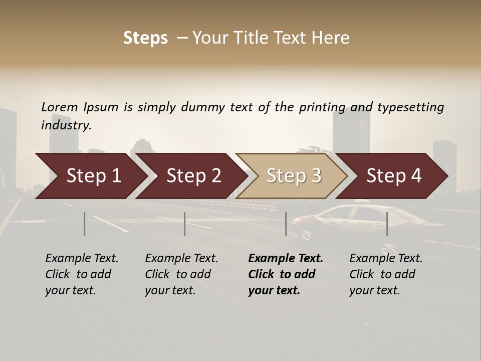 Symbol Light Speed PowerPoint Template