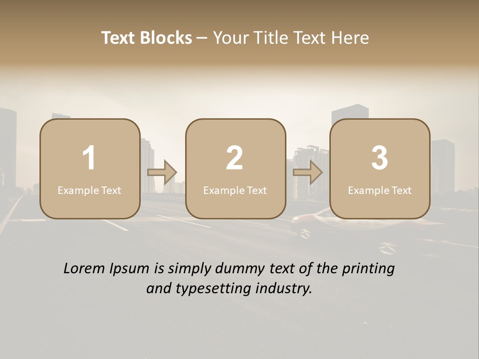 Symbol Light Speed PowerPoint Template