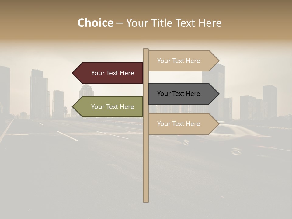 Symbol Light Speed PowerPoint Template