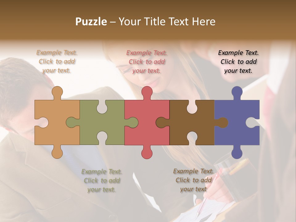 Person Workplace Teamwork PowerPoint Template