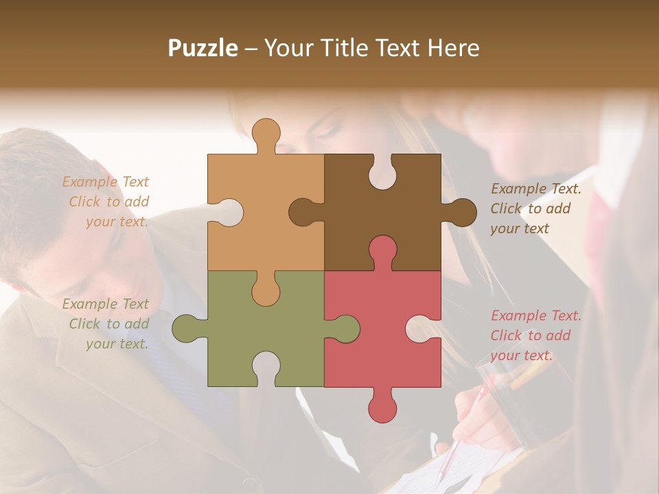 Person Workplace Teamwork PowerPoint Template