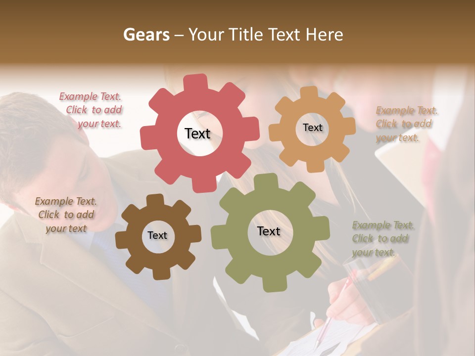 Person Workplace Teamwork PowerPoint Template