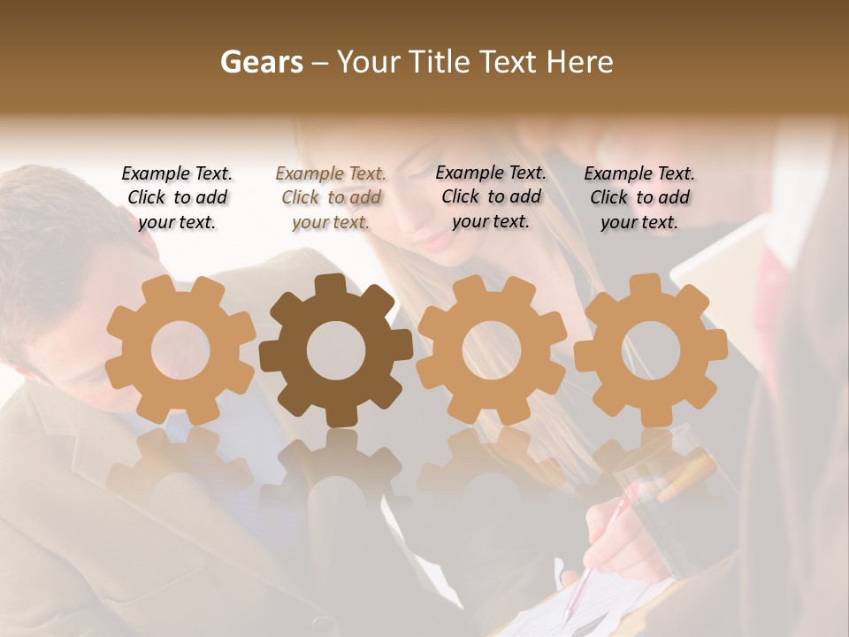 Person Workplace Teamwork PowerPoint Template