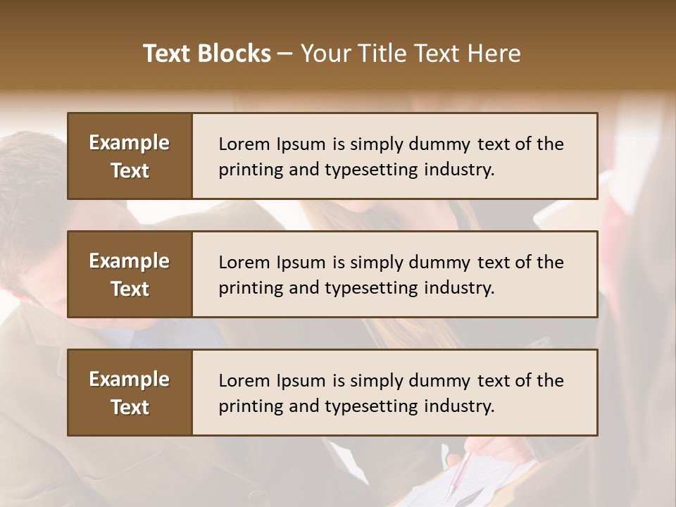 Person Workplace Teamwork PowerPoint Template