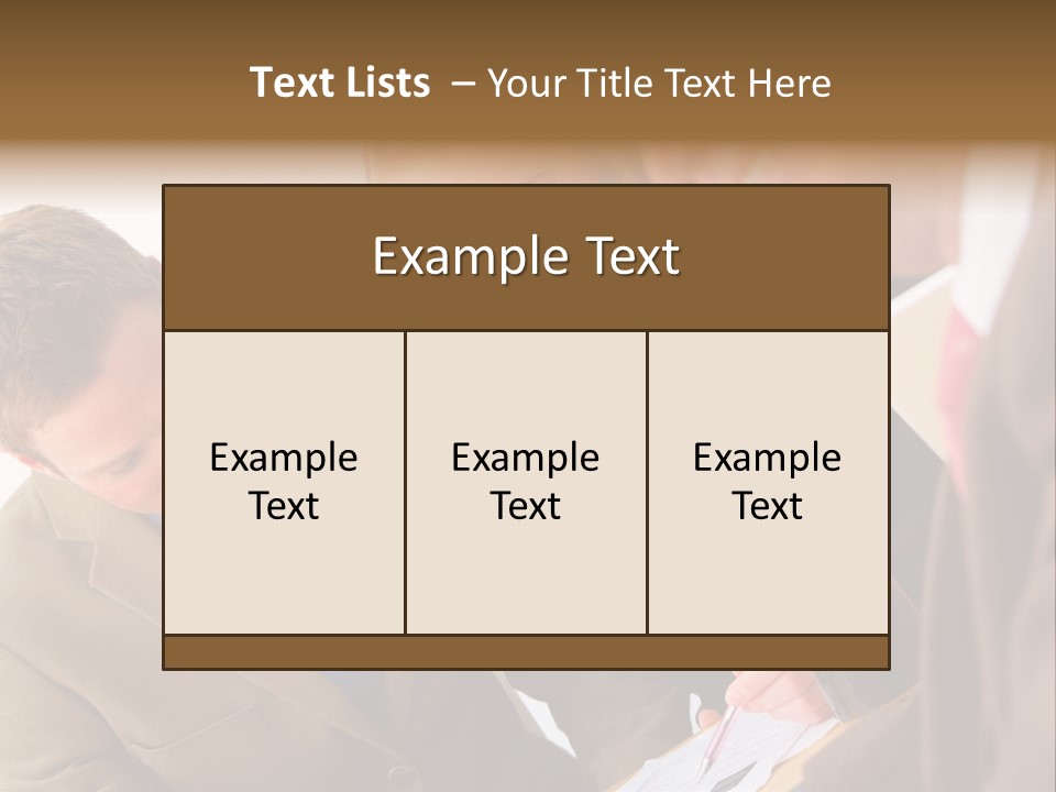 Person Workplace Teamwork PowerPoint Template
