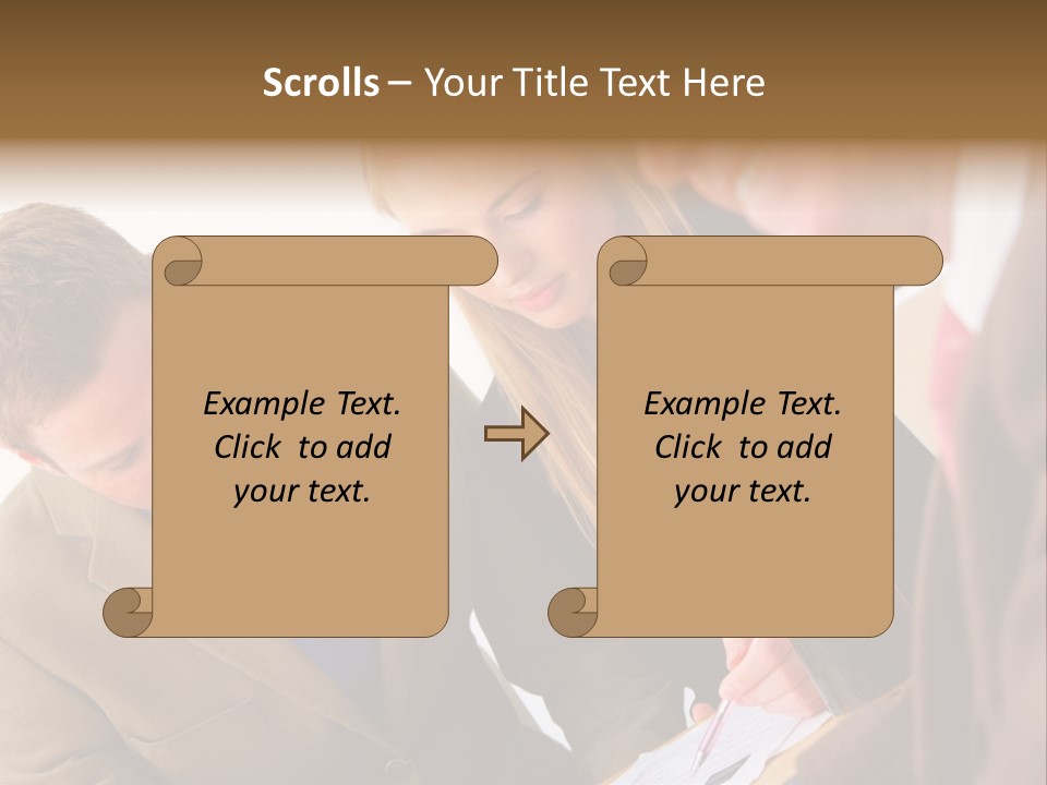 Person Workplace Teamwork PowerPoint Template