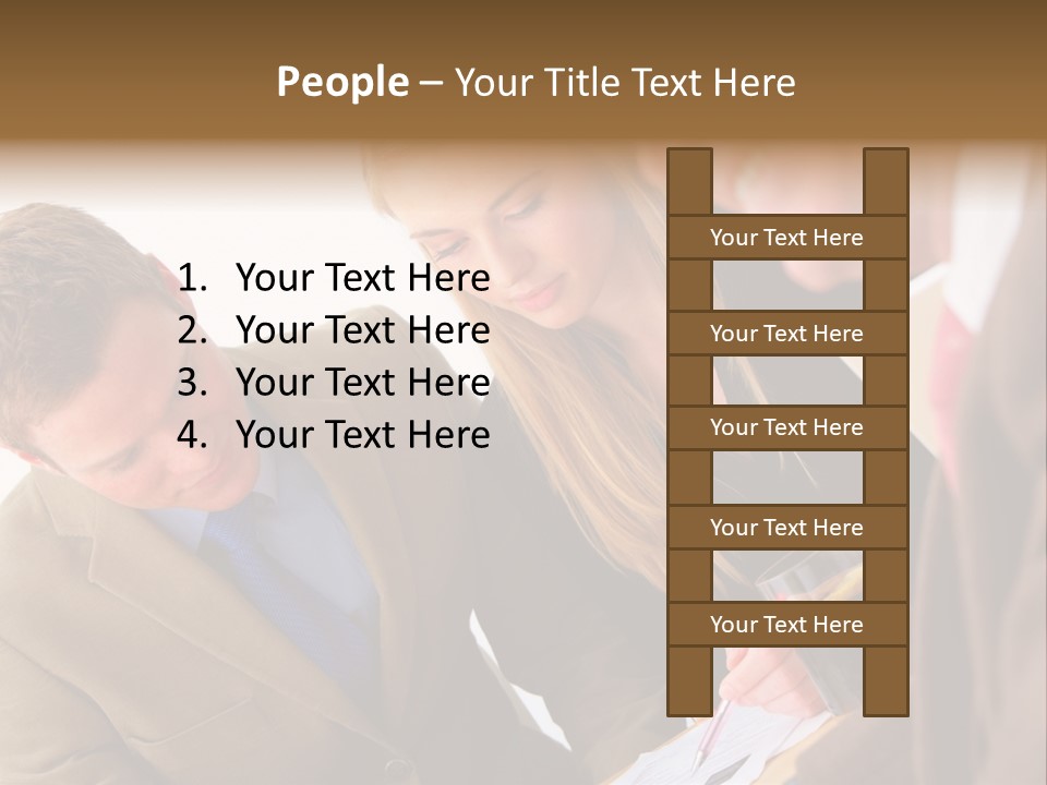 Person Workplace Teamwork PowerPoint Template
