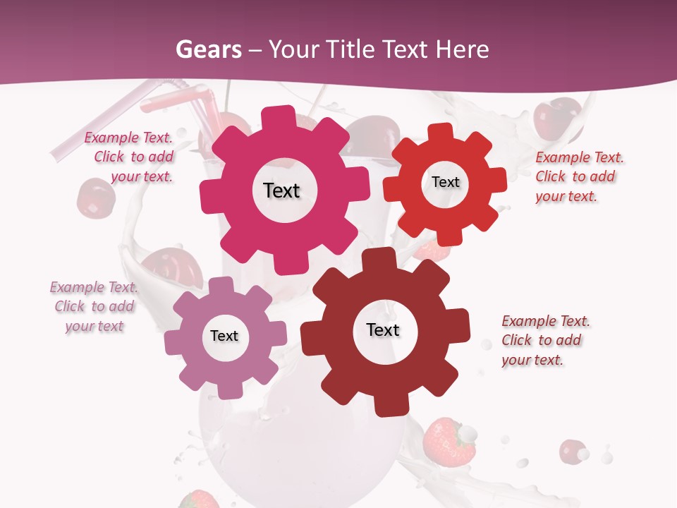 Senior Background Smiling PowerPoint Template